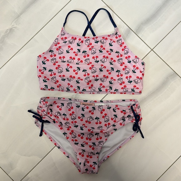 Juicy Couture Girls 4 Pack Two Piece Bikini Swimsuit Set, Kids 14 - Picture 4 of 5
